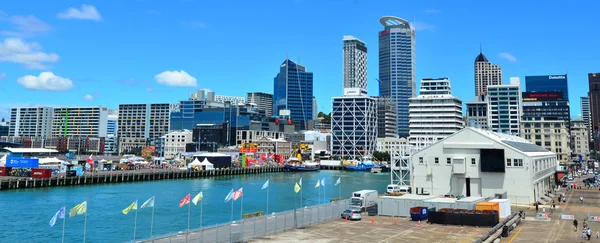 Queens Wharf in Auckland Waterfront New Zealand — Stock Photo, Image