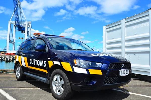 Új-Zéland Customs Service jármű — Stock Fotó