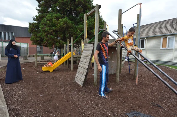 Primer asentamiento de refugiados sirios en Nueva Zelanda —  Fotos de Stock