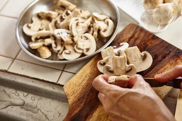 Slice mushroom — Stock Photo, Image