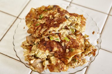 mantarlı omlet