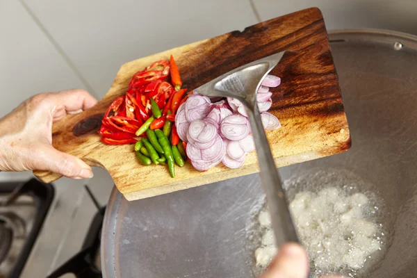 Misturar o ingrediente — Fotografia de Stock