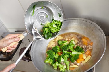 Stir fry cai kap