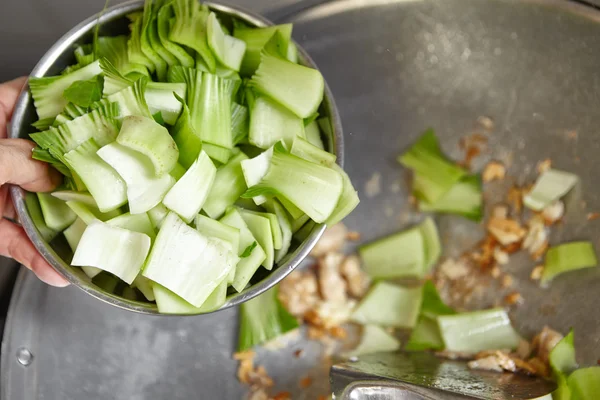 Menggoreng susu — Stok Foto