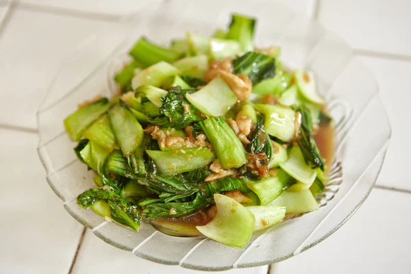 Stir fried Chinese cabbage — Stock Photo, Image