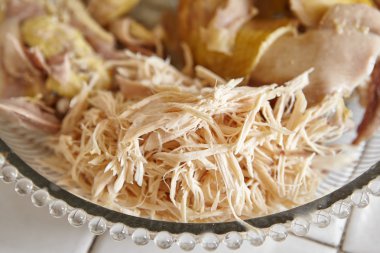 Soto için madde için parçalanmış tavuk