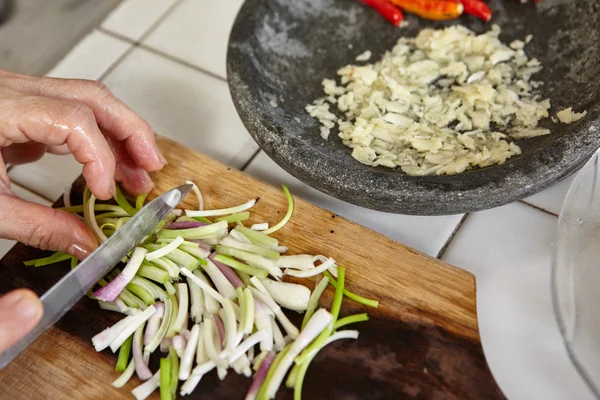 Preparação do ingrediente — Fotografia de Stock