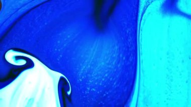 Soyut Renkli Mürekkep Sıvı Patlaması Pshychedelic Boya Patlaması Hareketi