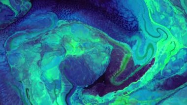 Yavaş Hareket Makro Desenli Soyut Düzen Kavramsal Renk Yüzeyi Taşıyıcı Sıvı Boya Sıçratma Sanat Tasarımı DokusuName