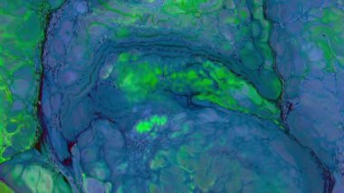 Yavaş Hareket Makro Desenli Soyut Düzen Kavramsal Renk Yüzeyi Taşıyıcı Sıvı Boya Sıçratma Sanat Tasarımı DokusuName