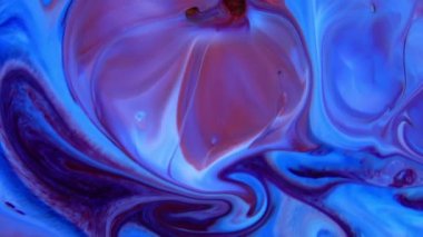 Yavaş Hareket Makro Desenli Soyut Düzen Kavramsal Renk Yüzeyi Taşıyıcı Sıvı Boya Sıçratma Sanat Tasarımı DokusuName