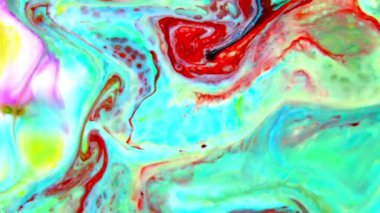 Yavaş Hareket Makro Desenli Soyut Düzen Kavramsal Renk Yüzeyi Taşıyıcı Sıvı Boya Sıçratma Sanat Tasarımı DokusuName