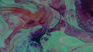 Yavaş Hareket Makro Desenli Soyut Düzen Kavramsal Renk Yüzeyi Taşıyıcı Sıvı Boya Sıçratma Sanat Tasarımı DokusuName