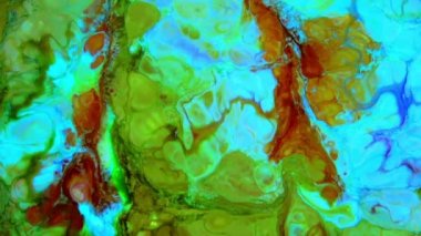 Yavaş Hareket Makro Desenli Soyut Düzen Kavramsal Renk Yüzeyi Taşıyıcı Sıvı Boya Sıçratma Sanat Tasarımı DokusuName