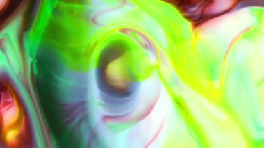 Yavaş Hareket Makro Desenli Soyut Düzen Kavramsal Renk Yüzeyi Taşıyıcı Sıvı Boya Sıçratma Sanat Tasarımı DokusuName