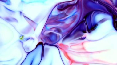 Yavaş Hareket Makro Desenli Soyut Düzen Kavramsal Renk Yüzeyi Taşıyıcı Sıvı Boya Sıçratma Sanat Tasarımı DokusuName