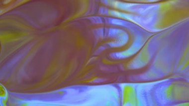 Yavaş Hareket Makro Desenli Soyut Düzen Kavramsal Renk Yüzeyi Taşıyıcı Sıvı Boya Sıçratma Sanat Tasarımı DokusuName