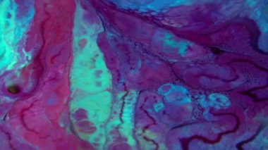 Yavaş Hareket Makro Desenli Soyut Düzen Kavramsal Renk Yüzeyi Taşıyıcı Sıvı Boya Sıçratma Sanat Tasarımı DokusuName