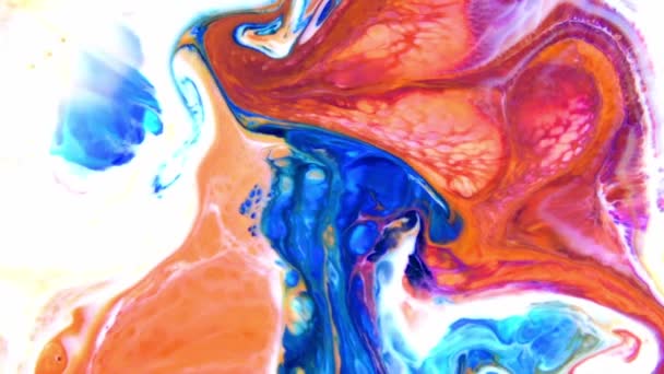 Motif Abstrait Macro Mouvement Lent Concept Couleur Surface Mobile Surface — Video