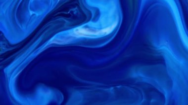 Soyut Sonsuz Renk Döngüleri ve Patlamalar Ayrıntılı Renkli Yüzey Boyaları Hipnotize Ediyor.