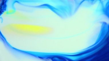 Soyut Sonsuz Renk Döngüleri ve Patlamalar Ayrıntılı Renkli Yüzey Boyaları Hipnotize Ediyor.