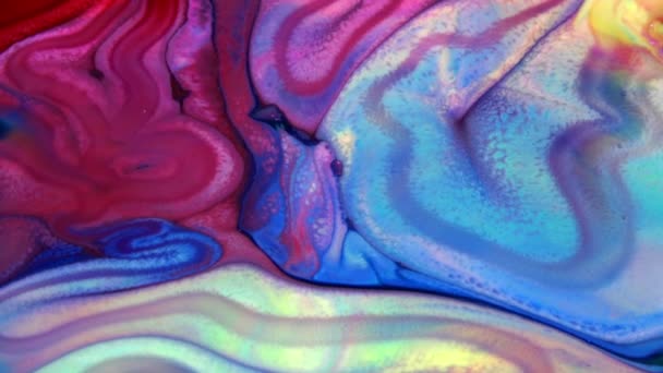 Textura Fondo Infinito Abstracto Lazos Color Explosiones — Vídeo de stock
