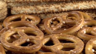 Tuzlu Diyet Krakerleri Çekimi.