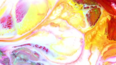 Soyut Renkli Mürekkep Sıvı Patlaması Pshychedelic Boya Patlaması Hareketi.