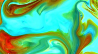 Soyut Renkli Mürekkep Sıvı Patlaması Pshychedelic Boya Patlaması Hareketi.