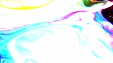 Soyut Renkli Mürekkep Sıvı Patlaması Pshychedelic Boya Patlaması Hareketi.