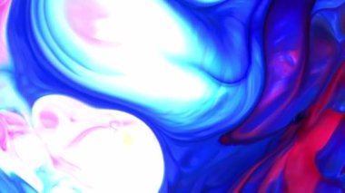 Soyut Renkli Mürekkep Sıvı Patlaması Pshychedelic Boya Patlaması Hareketi.