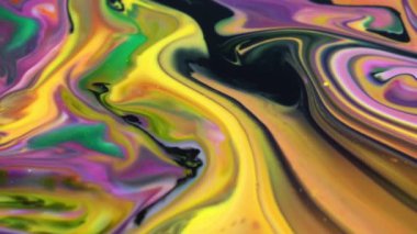 Soyut Renkli Mürekkep Sıvı Patlaması Pshychedelic Boya Patlaması Hareketi.