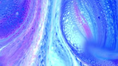 Soyut Organik Girdap Ayrıntılı Yüzey Renkli Boyaları ile Sonsuz Gerçeküstü Hipnotize Etme