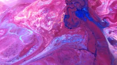 Soyut Organik Girdap Ayrıntılı Yüzey Renkli Boyaları ile Sonsuz Gerçeküstü Hipnotize Etme