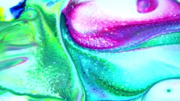 Abstract Organic Vortex Endless Surreal Hypnotizing Detailed Surface Χρωματιστά Βαφή — Αρχείο Βίντεο