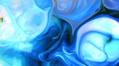 Soyut Organik Girdap Ayrıntılı Yüzey Renkli Boyaları ile Sonsuz Gerçeküstü Hipnotize Etme