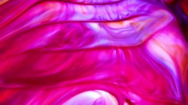 Soyut Organik Girdap Ayrıntılı Yüzey Renkli Boyaları ile Sonsuz Gerçeküstü Hipnotize Etme