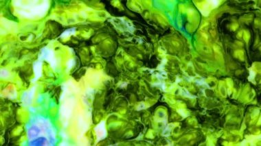 Soyut Organik Girdap Ayrıntılı Yüzey Renkli Boyaları ile Sonsuz Gerçeküstü Hipnotize Etme