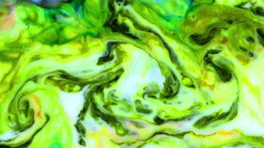 Soyut Organik Girdap Ayrıntılı Yüzey Renkli Boyaları ile Sonsuz Gerçeküstü Hipnotize Etme