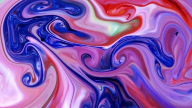 Soyut Renkli Mürekkep Sıvı Patlaması Pshychedelic Boya Patlaması Hareketi.