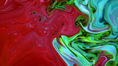 Soyut Renkli Mürekkep Sıvı Patlaması Pshychedelic Boya Patlaması Hareketi.