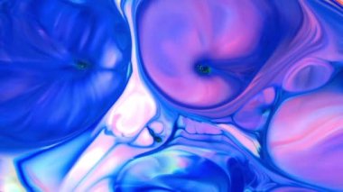 Soyut Renkli Mürekkep Sıvı Patlaması Pshychedelic Boya Patlaması Hareketi.