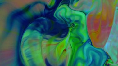 Soyut Renkli Mürekkep Sıvı Patlaması Pshychedelic Boya Patlaması Hareketi.