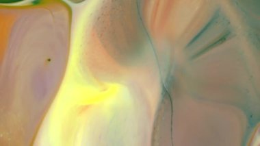 Soyut Renkli Mürekkep Sıvı Patlaması Pshychedelic Boya Patlaması Hareketi.