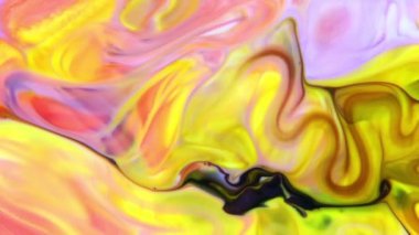 Soyut Renkli Mürekkep Sıvı Patlaması Pshychedelic Boya Patlaması Hareketi.