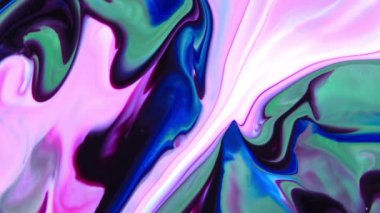 Soyut Renkli Ters Boya Patlaması Yayılma ve Doku.