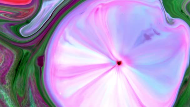 Streszczenie Organic Vortex Endless Surreal Hipnotyzujące Szczegółowej Powierzchni Kolorowe Rozprzestrzeniania — Wideo stockowe