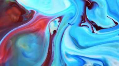 Soyut Organik Girdap, Ayrıntılı Yüzey Renkli Boyaları 'nda Sonsuz Gerçeküstü Hipnotize Etme