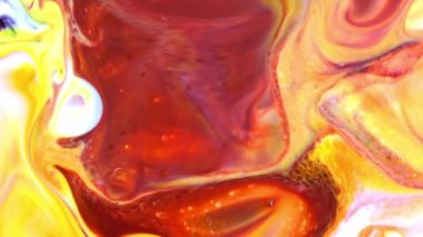 Soyut, Kusursuz, Gelişigüzel, Gelişigüzel Sanatsal Mürekkep Yayılmış Görüntü.