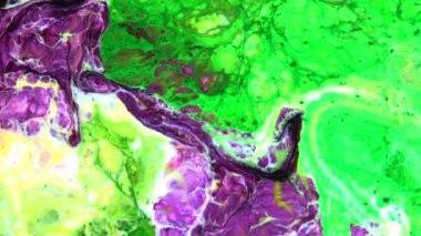 Soyut Organik Girdap, Ayrıntılı Yüzey Renkli Boyaları 'nda Sonsuz Gerçeküstü Hipnotize Etme